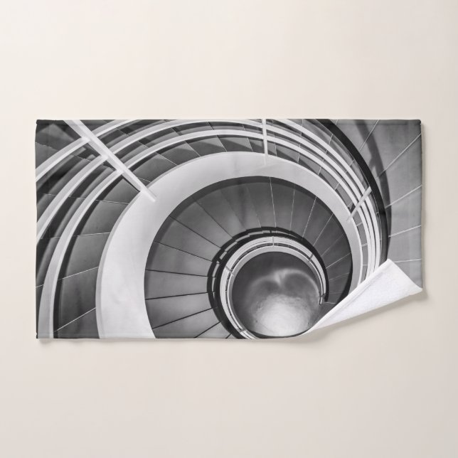 Escalier circulaire BW (Serviette à main)