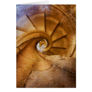 Escalier en spirale descendant, Portugal