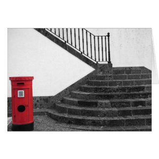 Escalier et boîte postale