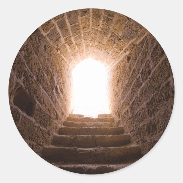 Escalier vers les autocollants du Ciel (Devant)