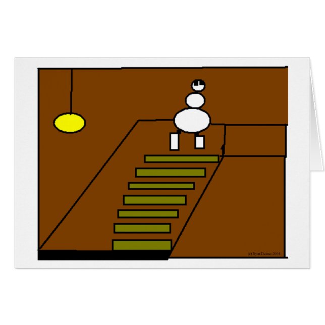 Escaliers du sous-sol (Devant horizontal)
