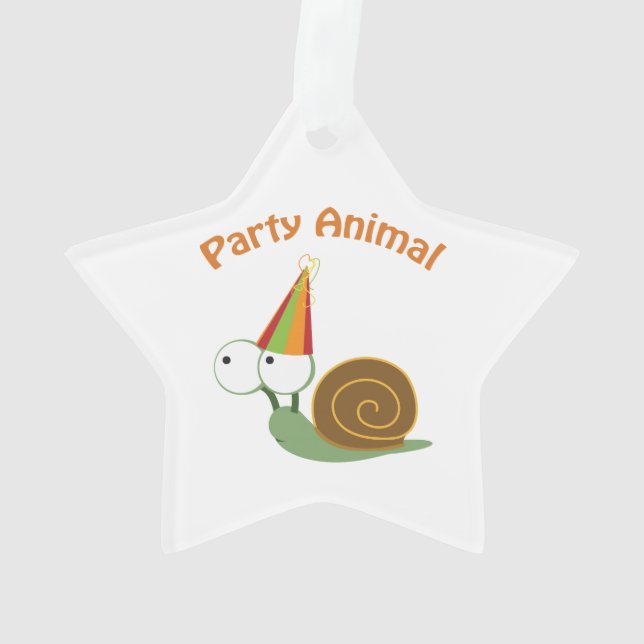Escargot animal de fête (dos)