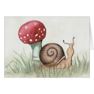 Escargot et champignon
