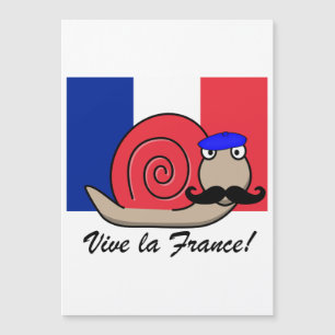 Escargot français du 14 juillet dans un béret