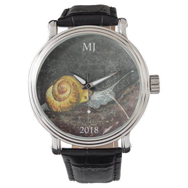 Escargots détendus Design Homme Montre (devant)