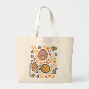 Escargots et sac contemporain de motif de textile