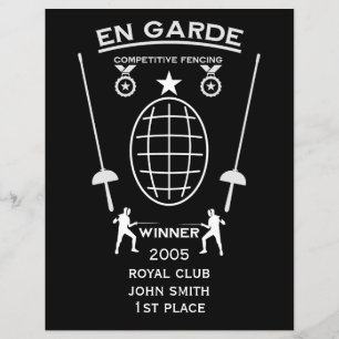 Escrime compétitive à l'épée