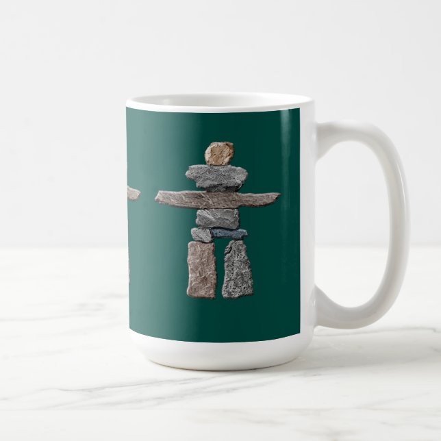 Eskimo Cairn, Inuit Inukshuk Boire de la Mug (Droite)