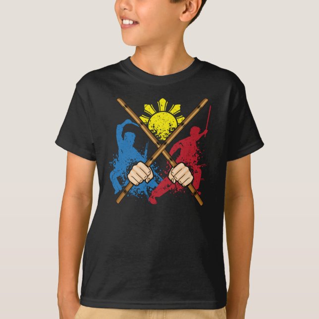 Eskrima Arni Kali Art Martial Cadeau T-shirt (Devant)