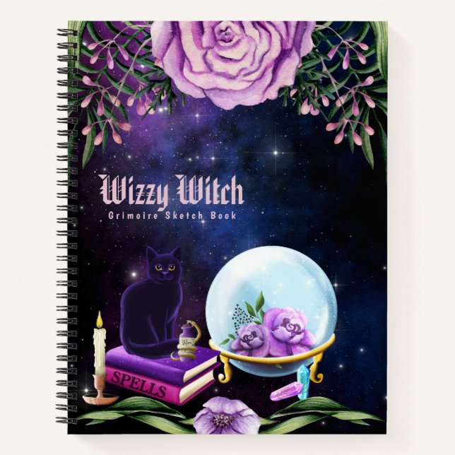 Esoteric Crystal Witchcraft Livre gothique Grimoir (Devant)