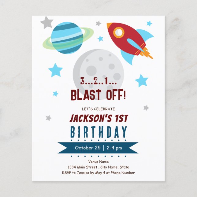 Espace 1er Anniversaire Budget (Devant)