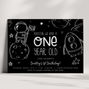 Espace 1er anniversaire - Invitation de Houston