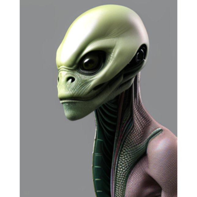 Espace Alien Futuriste Belle couleur T-shirt (Créateur téléchargé)