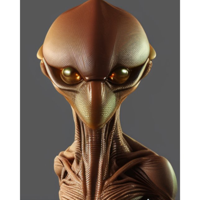 Espace Alien Futuriste Belle couleur T-shirt (Créateur téléchargé)