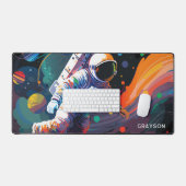 Espace astronaute moderne coloré Nom personnalisé (Keyboard & Mouse)