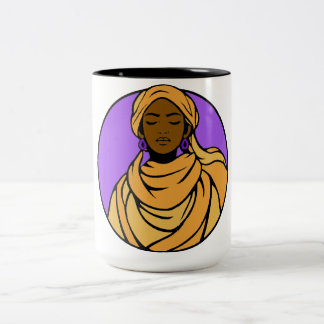 "Espace de retenue" Mug à deux tons, 15 oz