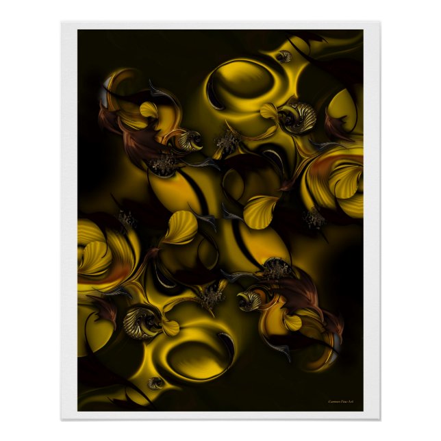 "Espace de vie", Poster brillant (Devant)