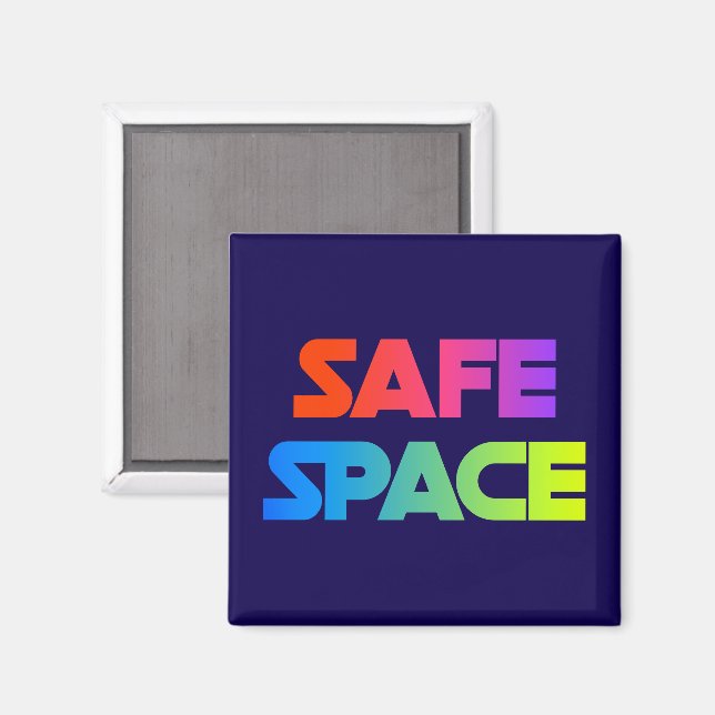 ESPACE SÛR – Aimant Arc-en-ciel Gras (Recto/Verso)
