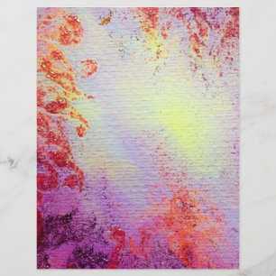 ESPACES D'OR ABSTRAITS, mou jaune rose rose violet