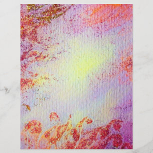 ESPACES D'OR ABSTRAITS, mou jaune rose rose violet