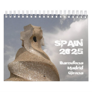 Espagne Barcelone Madrid Girona Calendrier 2025