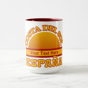 ESPAGNE Costa Del Sol tasse personnalisée - choisi