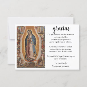 Espagne Mary Guadalupe Merci Condolence