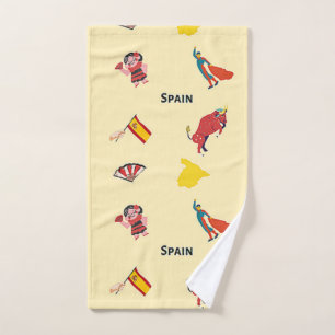 Espagne motif sur la crème