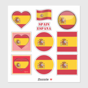 Espagne stickers & drapeau espagnol, Coeur /sport