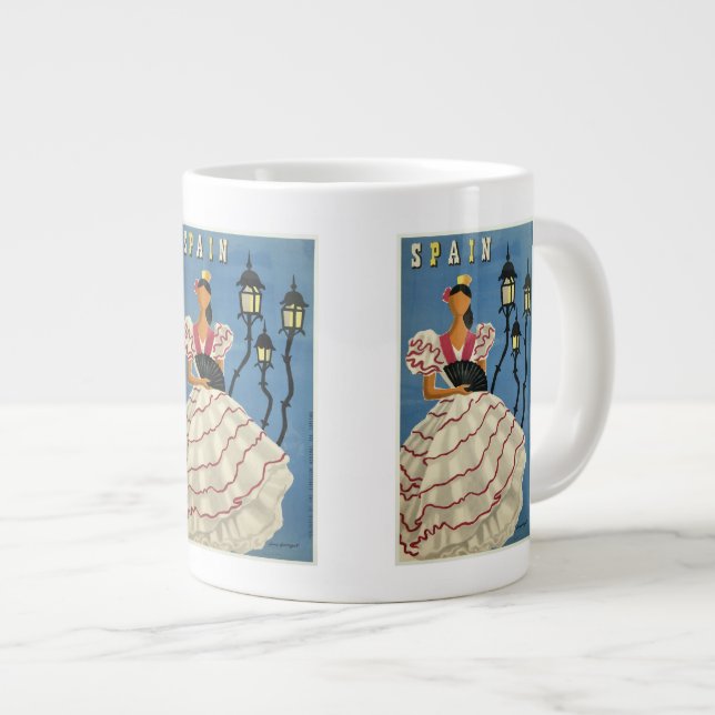 ESPAGNE Vintage voyage mugs (Devant droit)