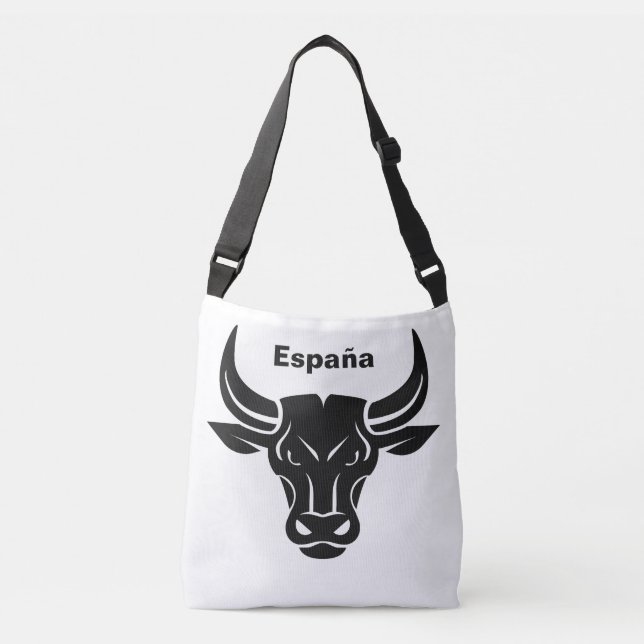 Espagnol Bull, texte personnalisé et sacs couleur (Devant)