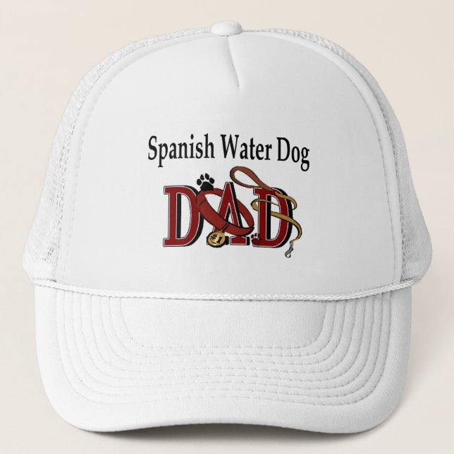 Espagnol Casquette papa chien d'eau (Devant)