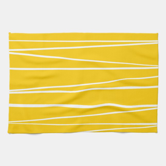 Espagnol Grille Serviette de cuisine jaune (Horizontal)