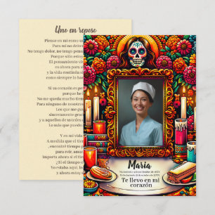 Espagnol Notre-Dame de Guadalupe crâne de prière