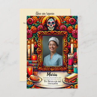 Espagnol Notre-Dame de Guadalupe crâne de prière