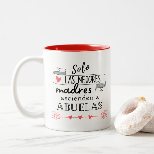 Espagnol promu à grand-mère / Abuela Mug (Avec donut)