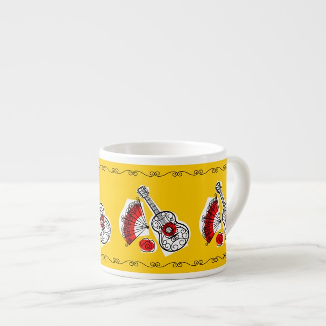 Espagnol Souvenirs Border Trio mug espresso (Devant droit)