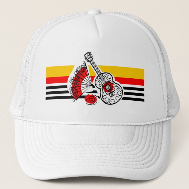 Espagnol Souvenirs Classique casquette en bande (Devant)