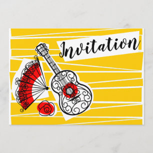 Espagnol Souvenirs Group Invitation horizontale