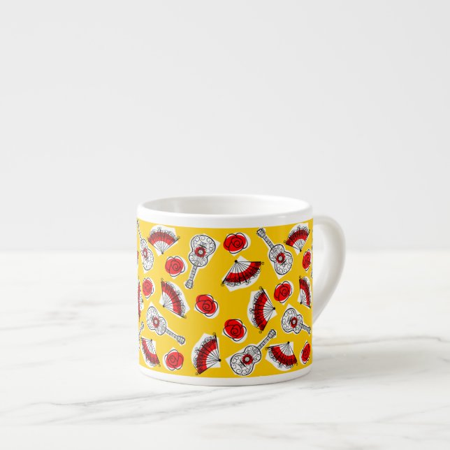 Espagnol Souvenirs Multi mug espresso (Devant droit)