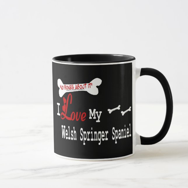Espagnol Springer gallois (I Love) Mug (Droite)