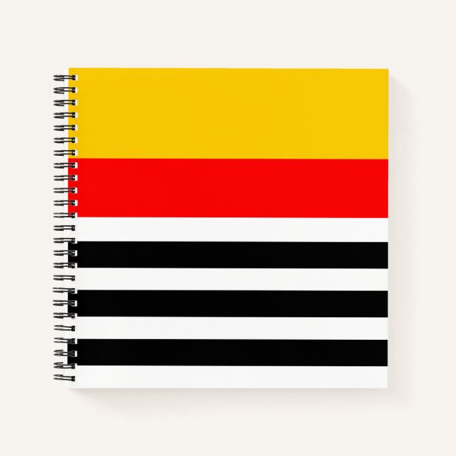 Espagnol Stripe Classic carnet carré (Devant)