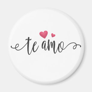 Espagnol Te Amo I Love You Valentine Magnet