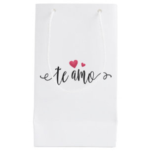 Espagnol Te Amo I Love You Valentine  Sac cadeau