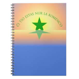 Espéranto : Juste le carnet de début