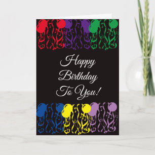 ESPÉREZ QUE VOTRE ANNIVERSAIRE EST LIT PLIÉ Carte