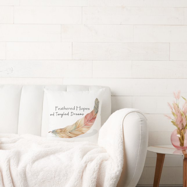 Espérons que le Coussin Boho renouveau Accent (Canapé)