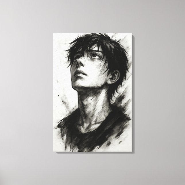 Espoir au-delà des ombres toile Imprimer (Recto)