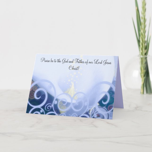 Espoir chrétien de carte de Pâques dans sa (Devant)