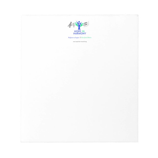 Espoir dans le Bloc-notes Harmony (Devant)